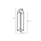 3R Studios House Shaped Metal Log Holder