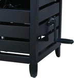 AMES NeverLeak Metal Hose Cabinet, 150-Foot Capacity, Cold-Weather Resistant, Black