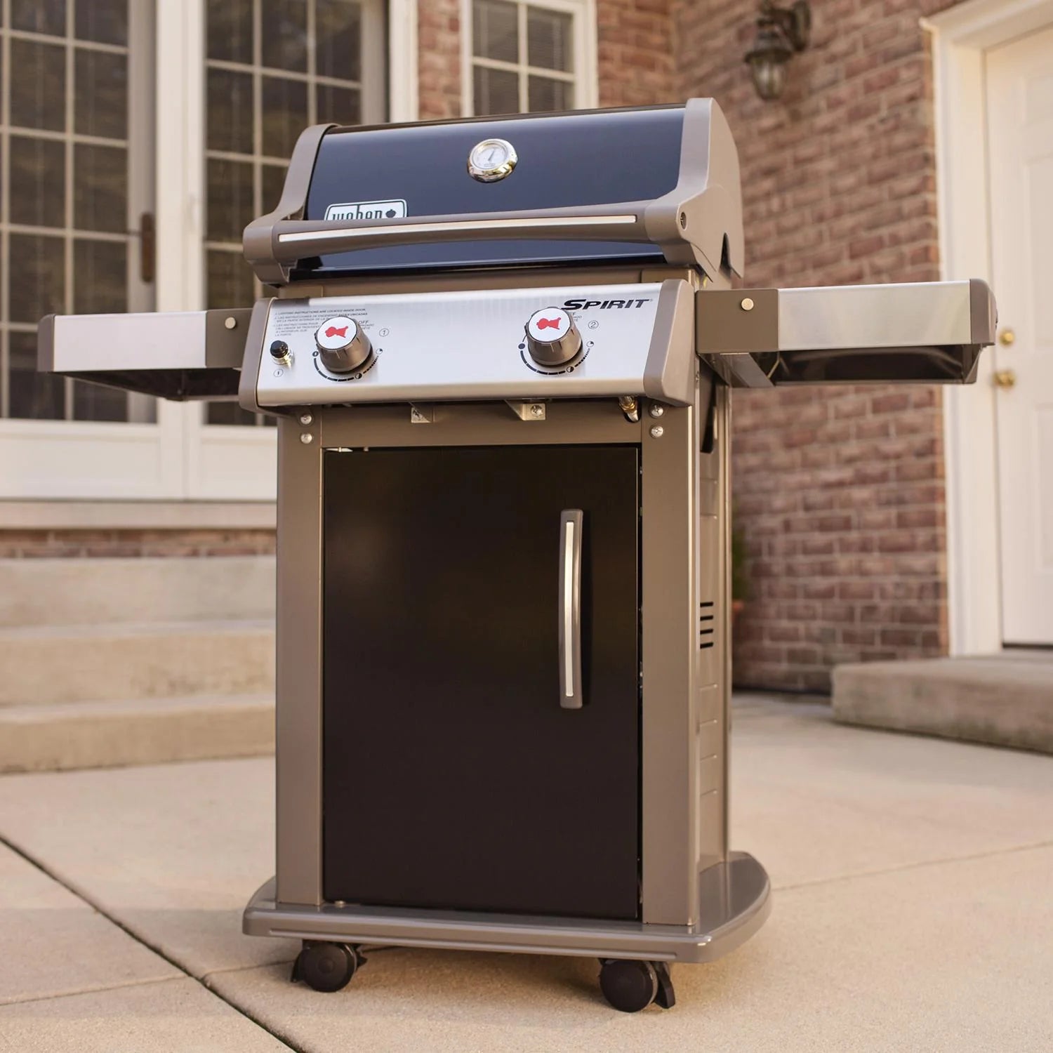 Weber Spirit E-210 Dual Burner Liquefied Propane Grill, Black