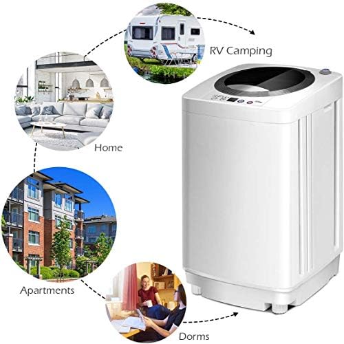 Giantex Portable Washing Machine Full Automatic Washer and Spinner Combo
