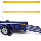 ECOTRIC Utility Trailer Tailgate Lift Assist System, Steel, 400 lbs Capacity, Yellow, Model LYAM-468