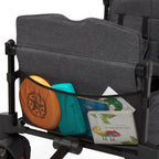 Stroller Wagon, 4 Seater Wagon Stroller for Kids with Low Sides, Baby Stroller Wagon, Quad Stroller
