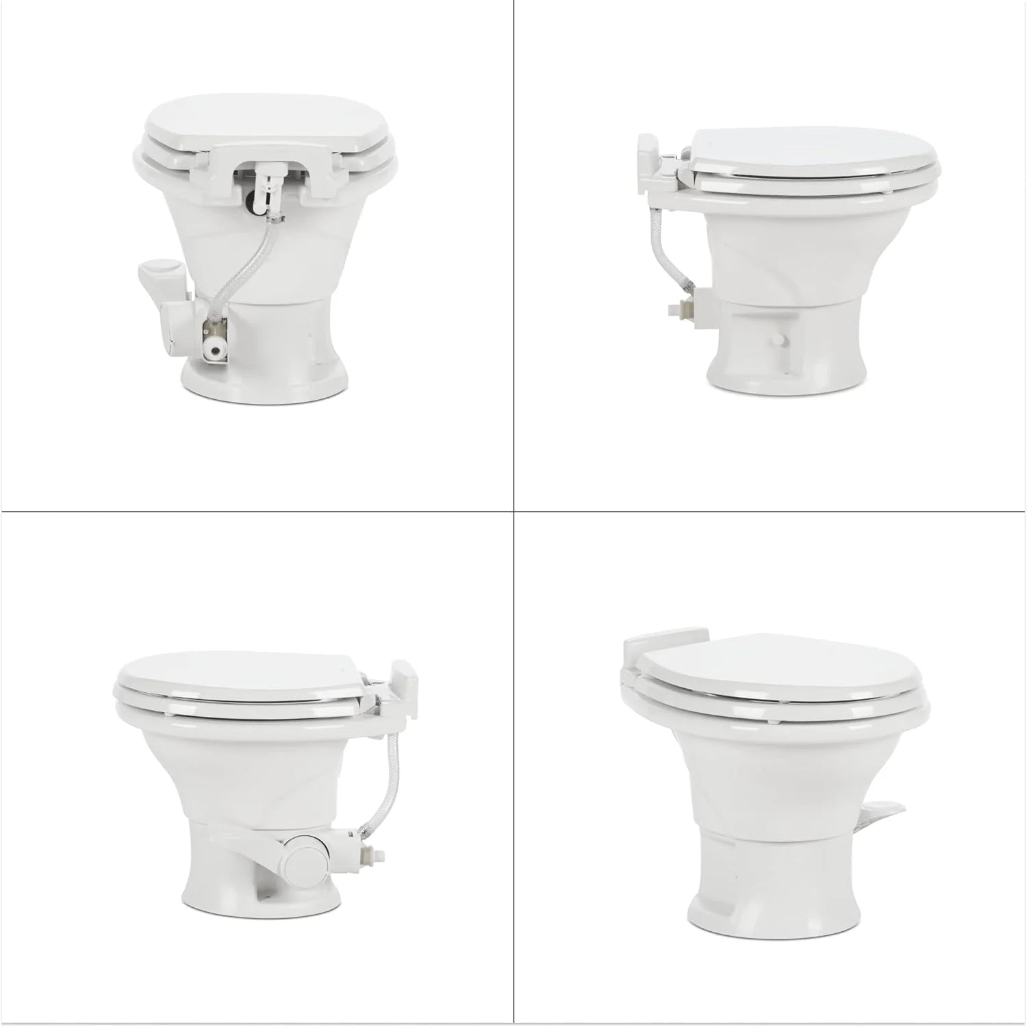 320 Series Standard Height RV Toilet - White