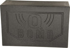 QPower QBOMB12VL Dual 12′′ Vented Subwoofer Box – Durable MDF, Black Rhino Liner Finish