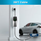 J Junsun Portable Level 1 and Level 2 EV Charger 240V 32A (7.68kw)