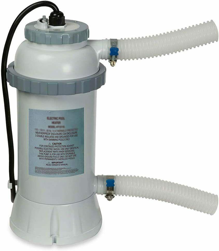 Intex 28684 Electric Pool Heater, 3000W, for Above Ground Pools up to 179 7/8in, Auto Shut-off