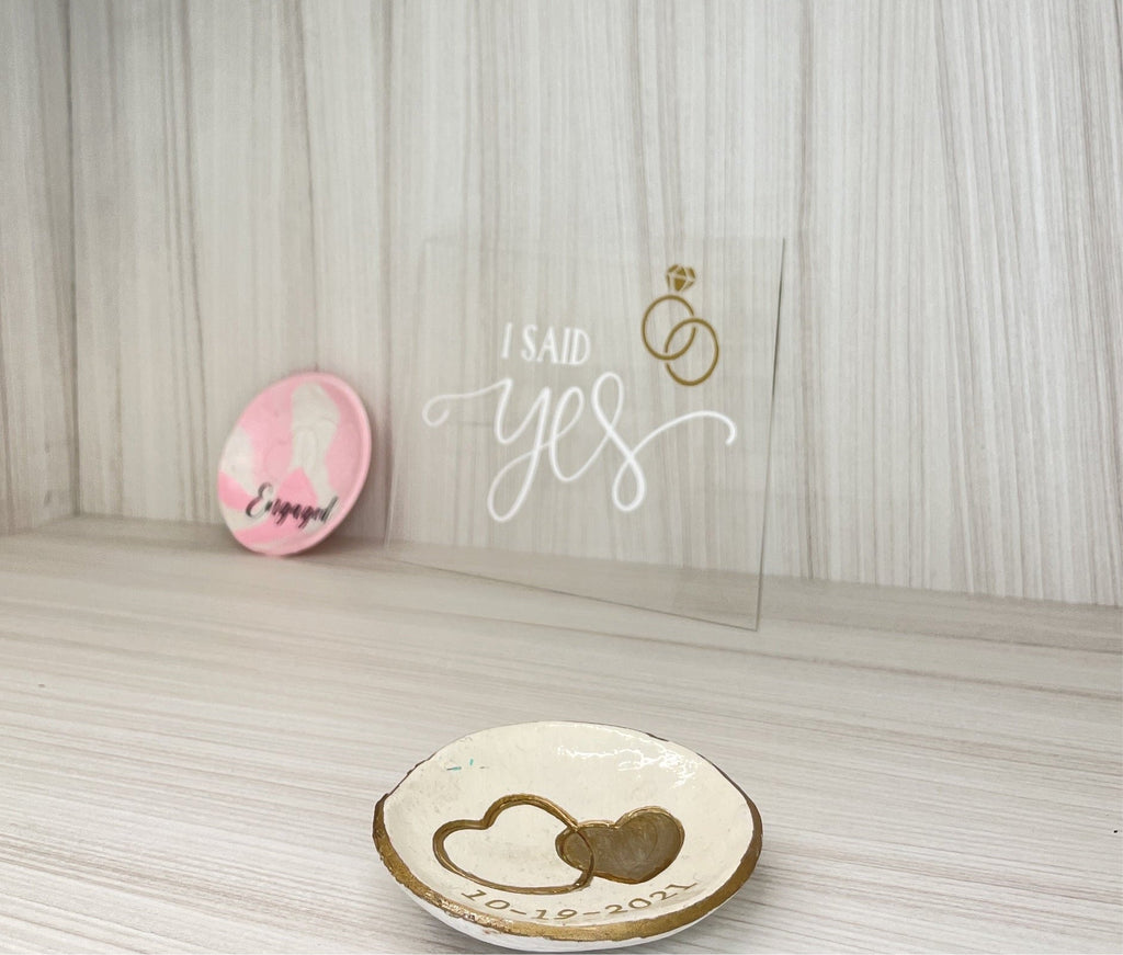 I Said Yes | Acrylic Sign for Bride To Be
