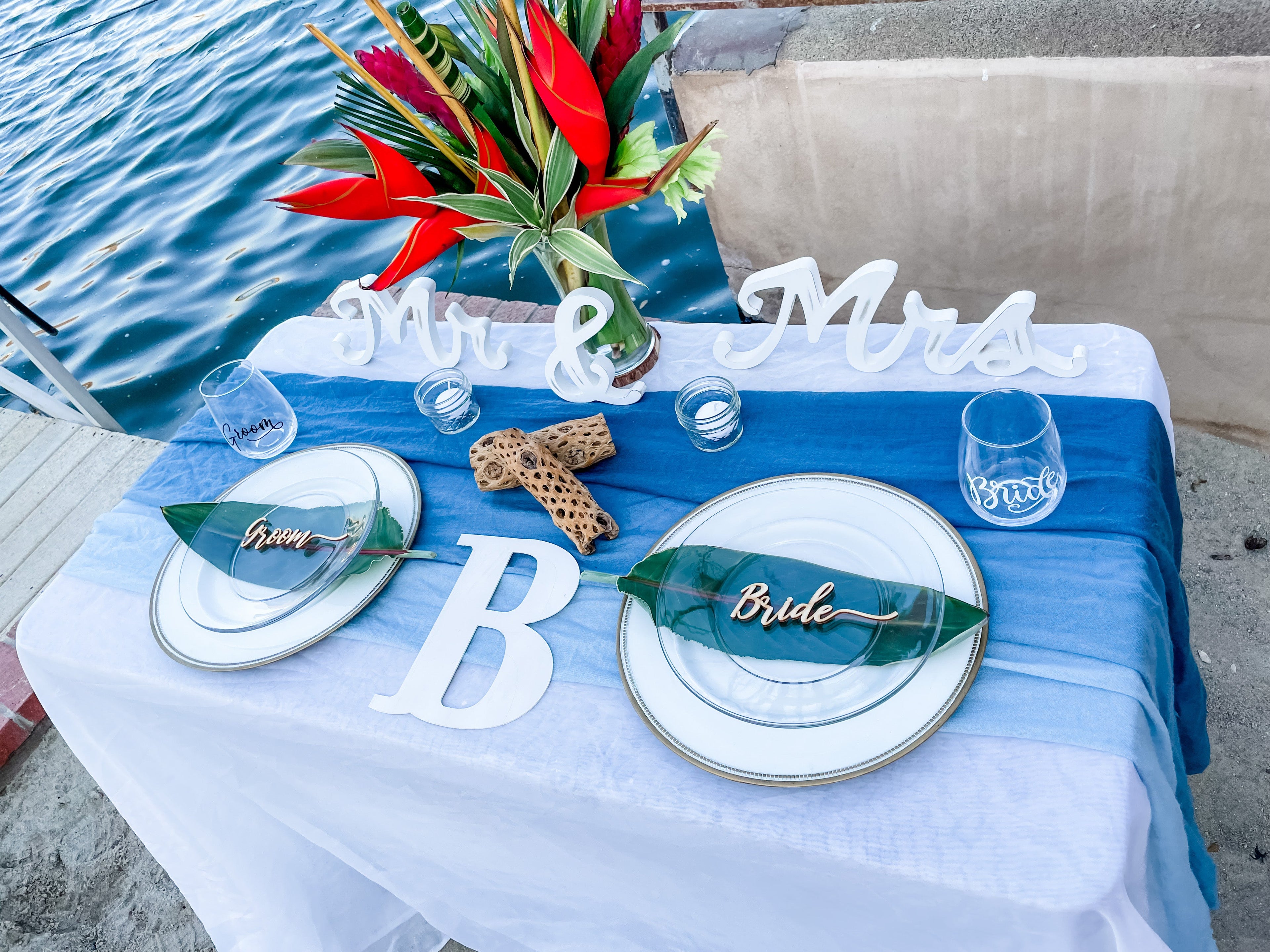 Wooden Monogram Letters