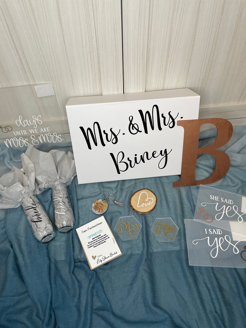 Wooden Monogram Letters